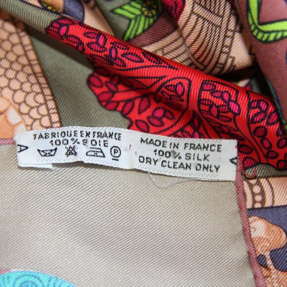 Hermes Torana Silk Scarf. Beautiful Combination of Colors - Picture 7 of 13